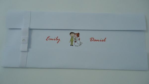 Convite de casamento simples (und)